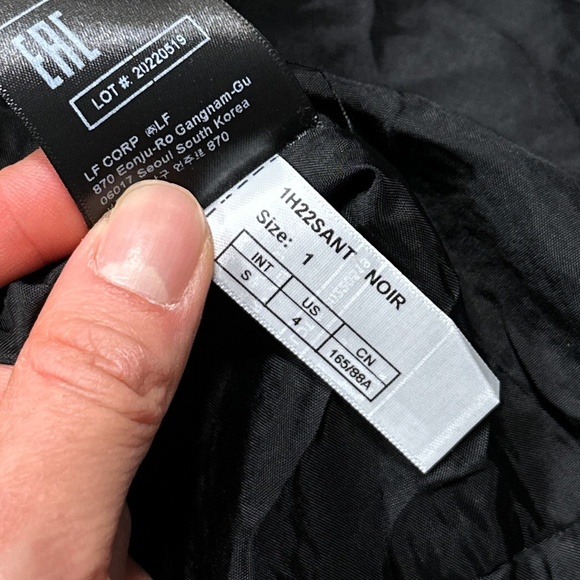 ba&sh Santa Twill Wool Alpaca Blend Double Breasted Oversized Coat Womens Small - Picture 11 of 11